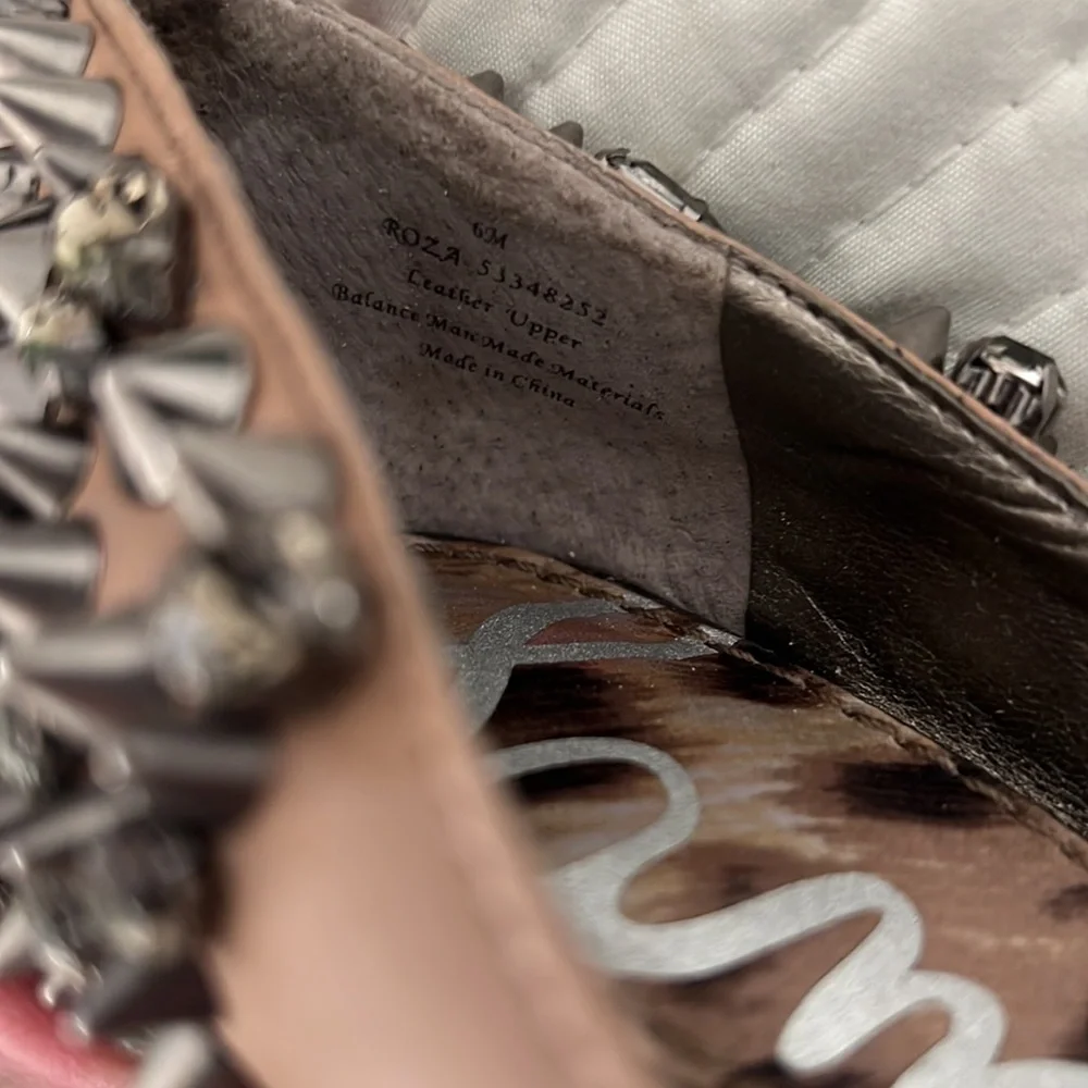 Sam Edelman nude spiked shoes - Picture 4 of 15